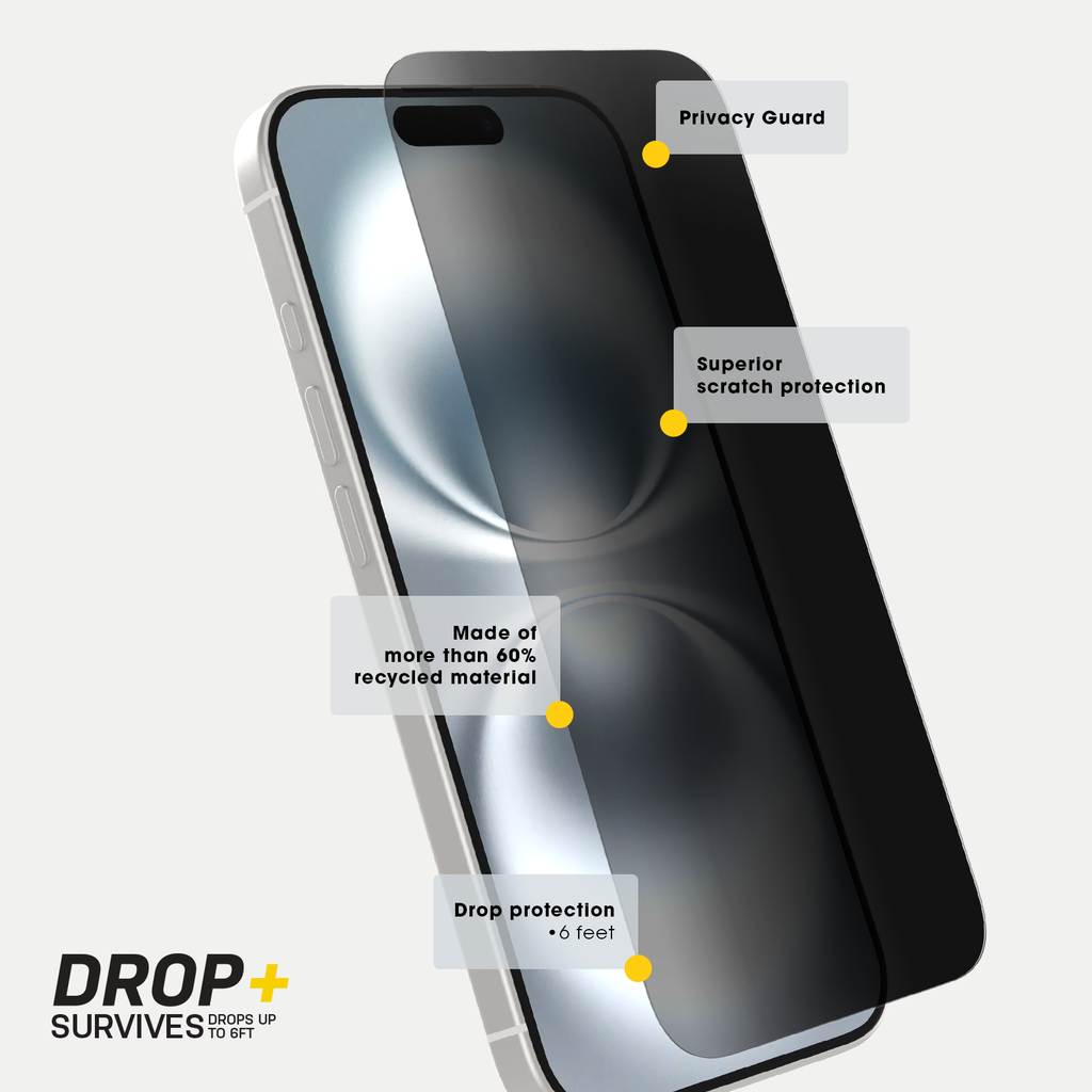 iPhone 16 Premium Pro Glass Privacy Guard Screen Protector - Image 1133
